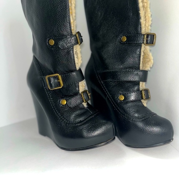 Betsy Johnson Ryderrr Wedge boots, size 7.5 - Picture 10 of 15